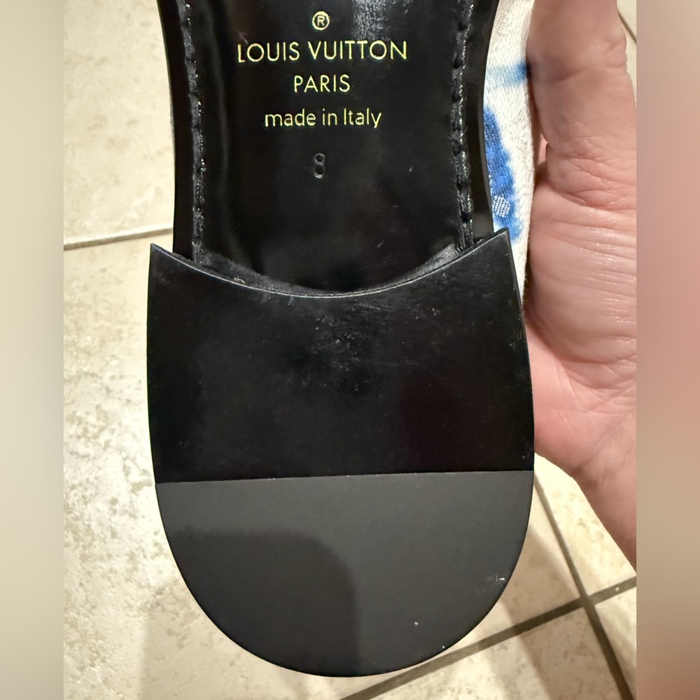 New Louis Vuitton Auteuil Loafer Blue Tie-Dye Monogram Slip-On (Size US 9 / LV 8 - Picture 11 of 12